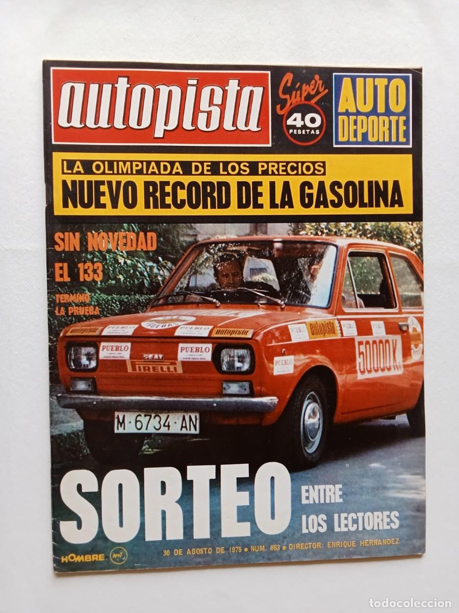 Autos: AUTOPISTA N&ordm; 863 1975 OPEL KADETT Subaru Super Star MINI INNOCENTI Vittorio Brambilla VERINI