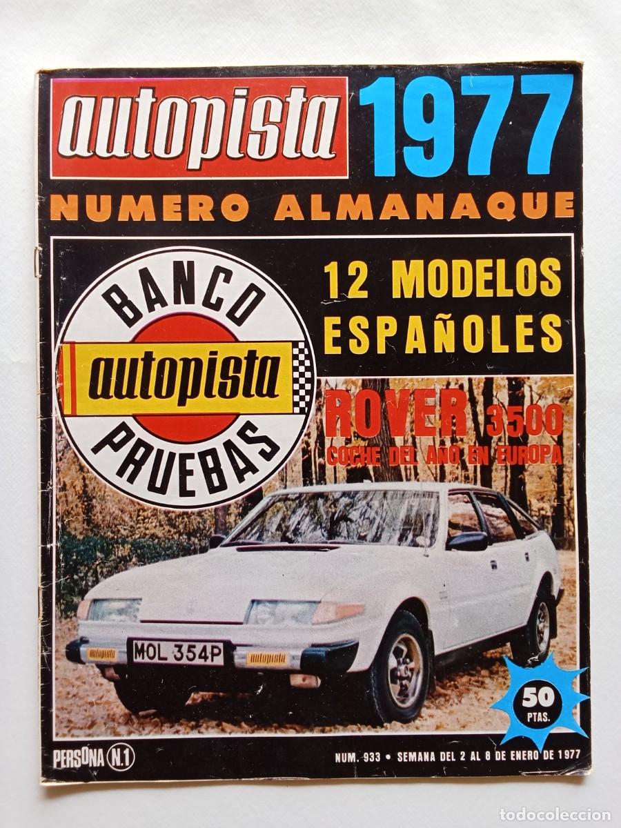 Coches: AUTOPISTA N&ordm; 933 1977 ROVER 3500 Renault 5 TS SEAT 133 Rallye Bandama PEUGEOT COUP&Eacute; 504 V6 Makinen
