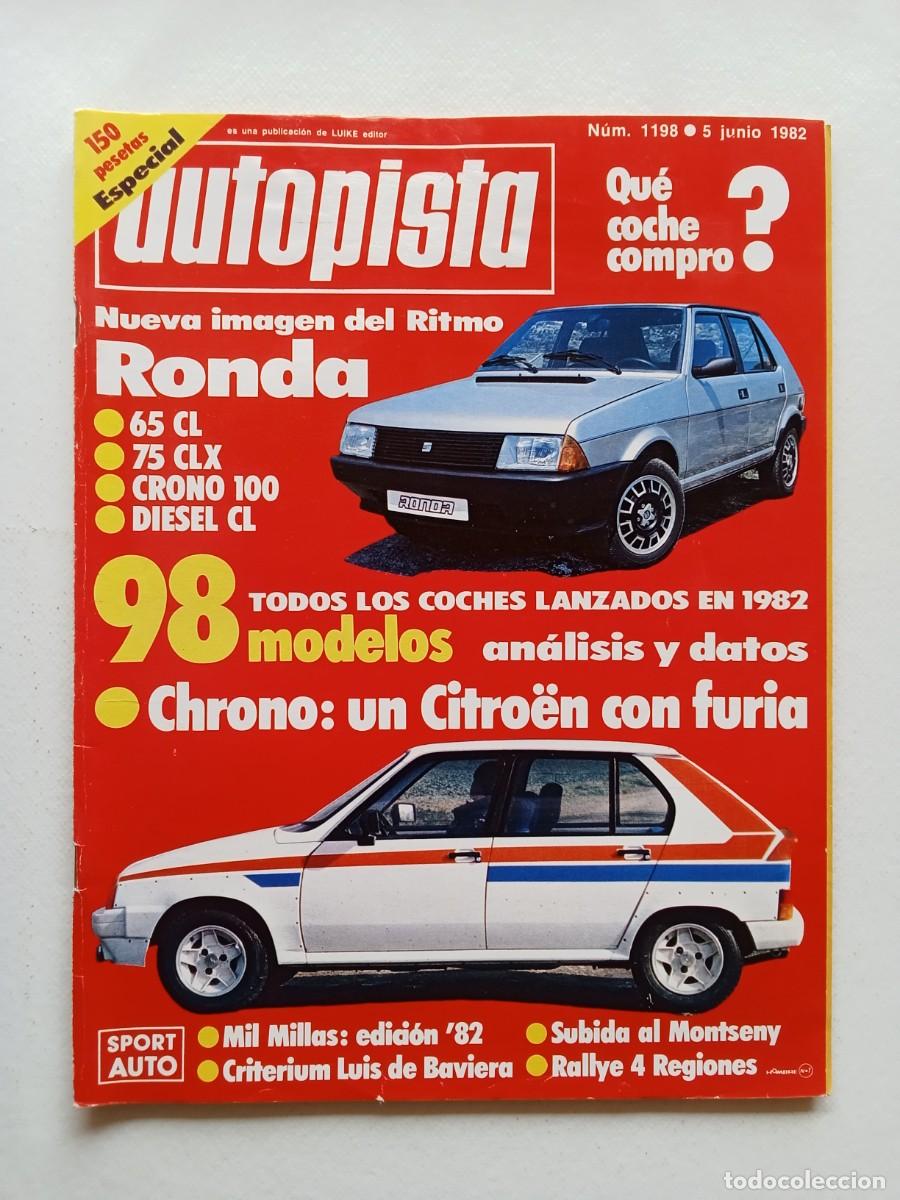 Coches: AUTOPISTA N&ordm; 1198 1982 CITROEN CHRONO Seat Ronda SUBIDA AL MONTSENY Rallye Berga