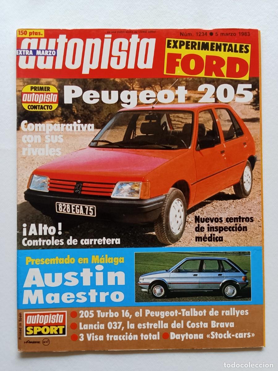 Coches: AUTOPISTA N&ordm; 1234 1983 PEUGEOT 205 Austin Maestro DAYTONA Sal&oacute;n Retromobile OSELLA
