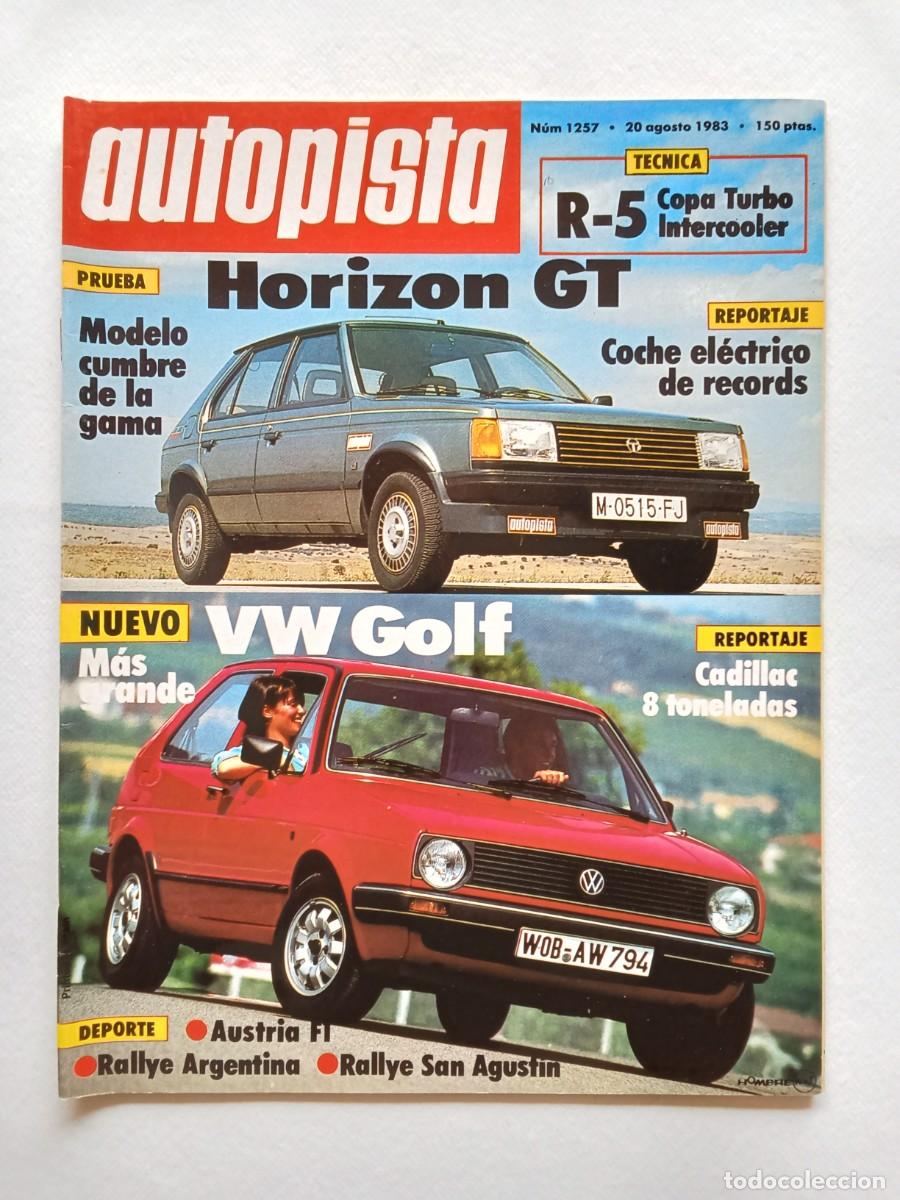 Autos: AUTOPISTA N&ordm; 1257 1983 TALBOT HORIZON GT Volkswagen Golf RALLYE ARGENTINA Cadillac