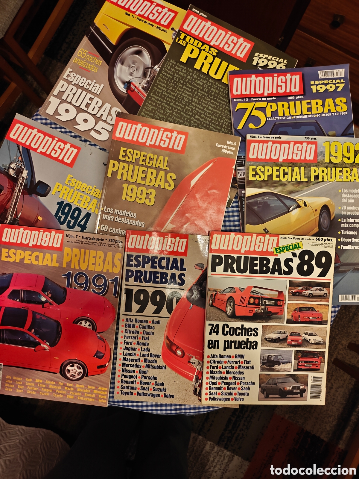 Coches: Revistas AUTOPISTA Cat&aacute;logo Pruebas
