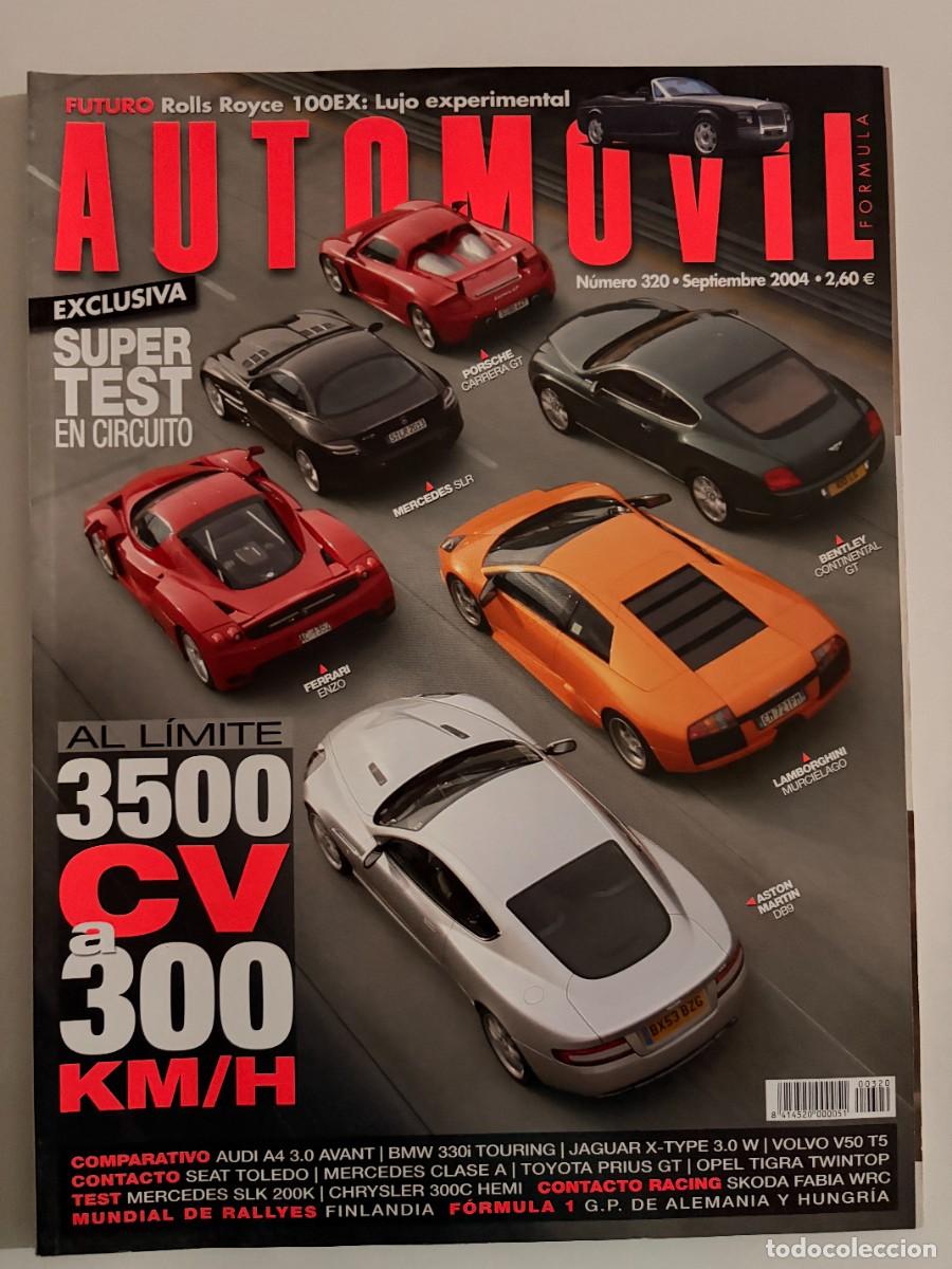 Coches: AUTOMOVIL. N&ordm; 320. SEPTIEMBRE 2004. ASTON MARTIN DB9. BENTLEY CONTINENTAL GT. FERRARI ENZO. LEER