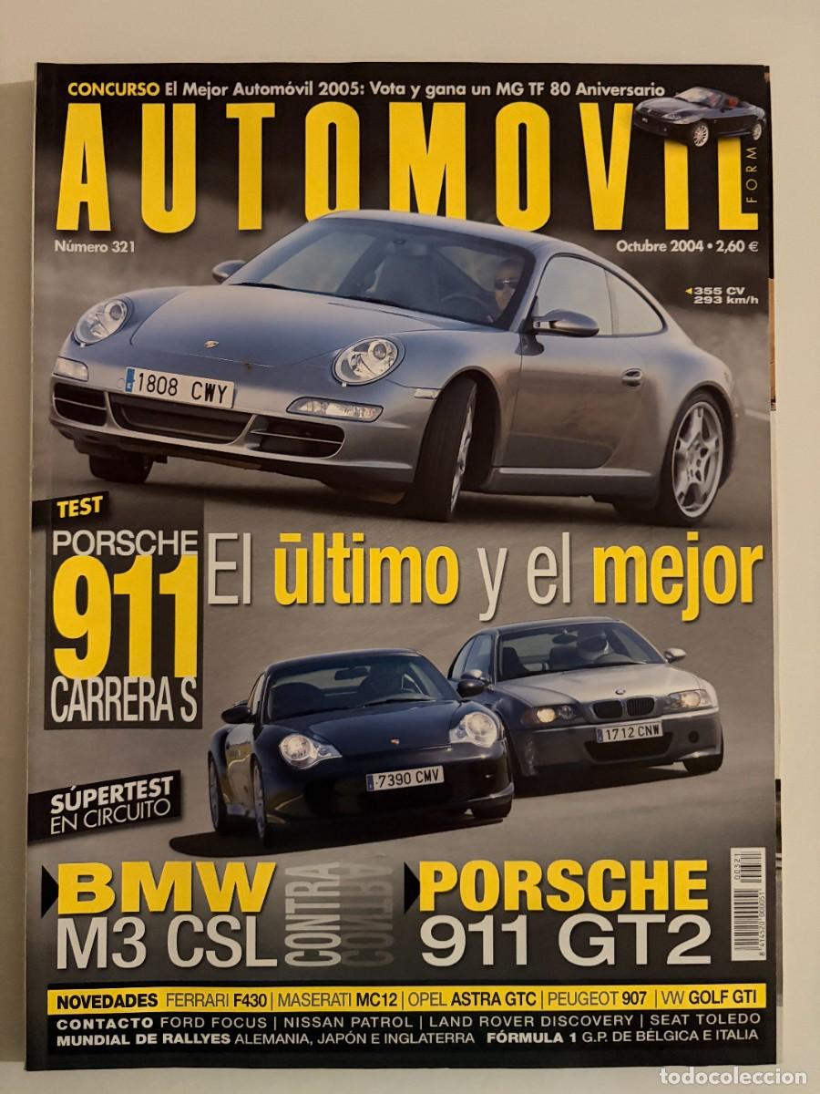 Cars: AUTOMOVIL. N&ordm; 321. OCTUBRE 2004. PORSCHE CAYENNE TURBO PIKES PEAK CHALLENGE. BMW M3 CSL. LEER