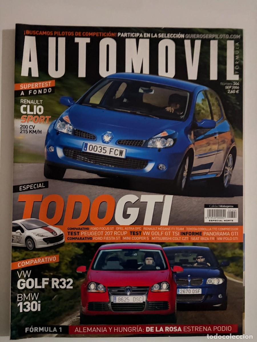 Cars: AUTOMOVIL. N&ordm; 344. SEPTIEMBRE 2006. FORD FOCUS ST. OPEL ASTRA OPC. RENAULT M&Eacute;GANE F1 TEAM. LEER