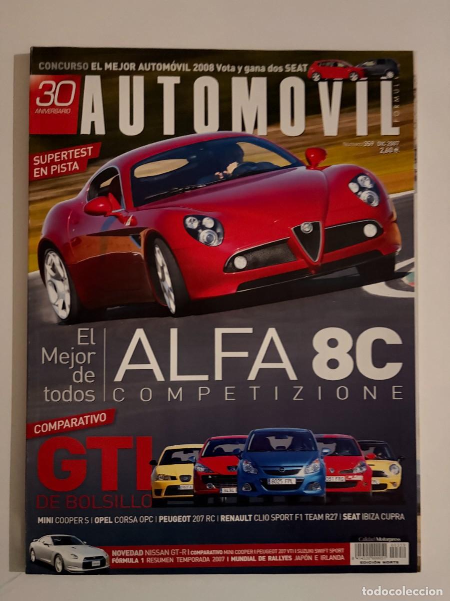 Coches: AUTOMOVIL. N&ordm; 359. DICIEMBRE 2007. MINI COOPER / PEUGEOT 207 1.6 VTi / SUZUKI SWIFT SPORT. LEER
