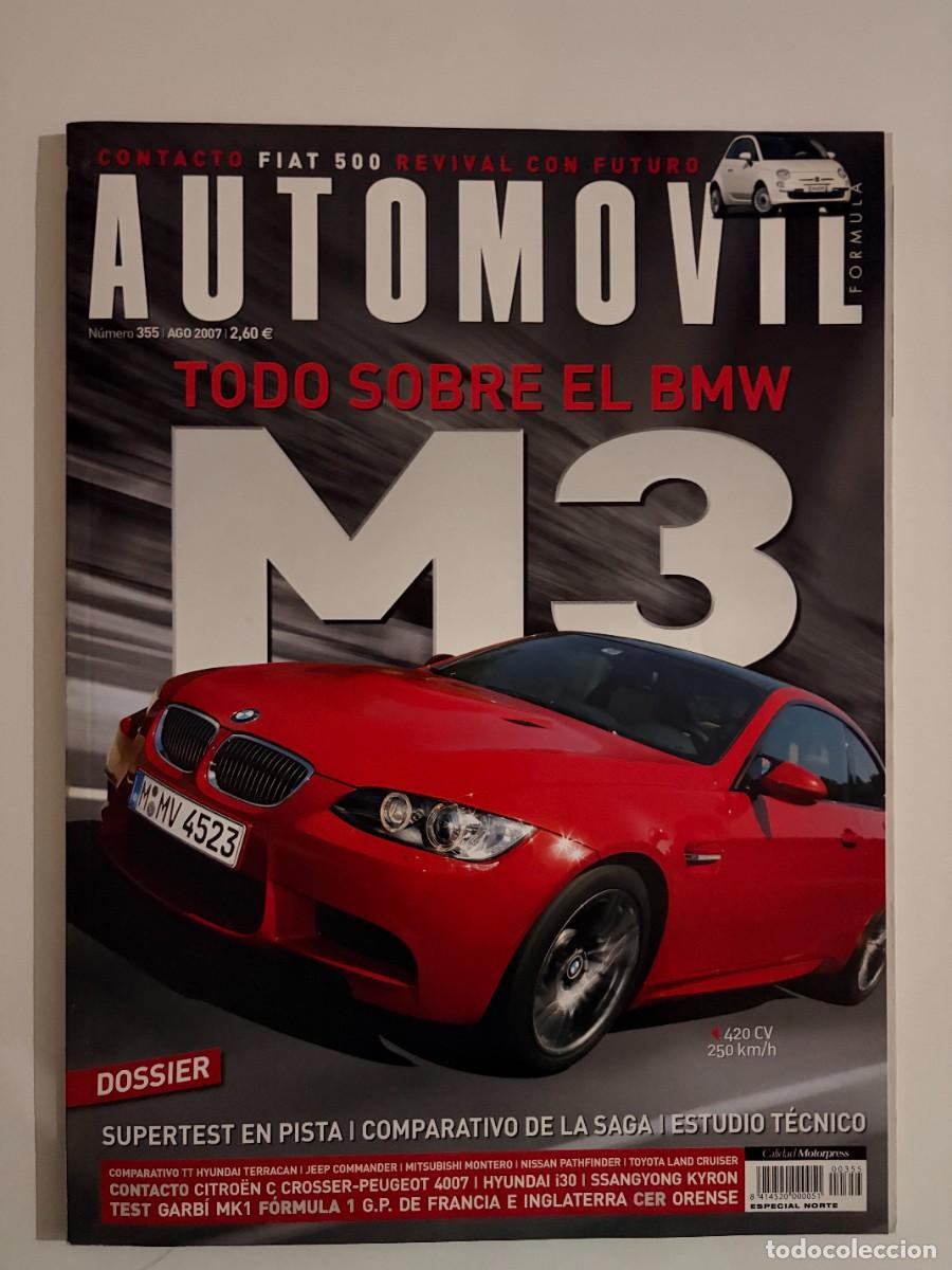Voitures: AUTOMOVIL. N&ordm; 355. AGOSTO 2007. GARB&Iacute; MK1. FIAT 500. CITRO&Euml;N C-CROSSER / PEUGEOT 4007. LEER
