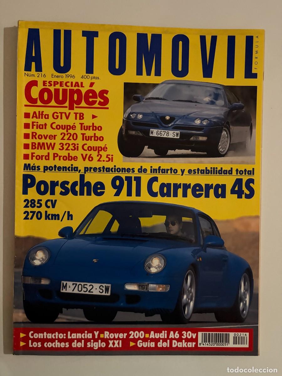 Coches: AUTOMOVIL. N&ordm; 216. ENERO 1996. PININFARINA ARGENTO VIVO. ASTON MARTIN DB7. FERRARI F355. LEER
