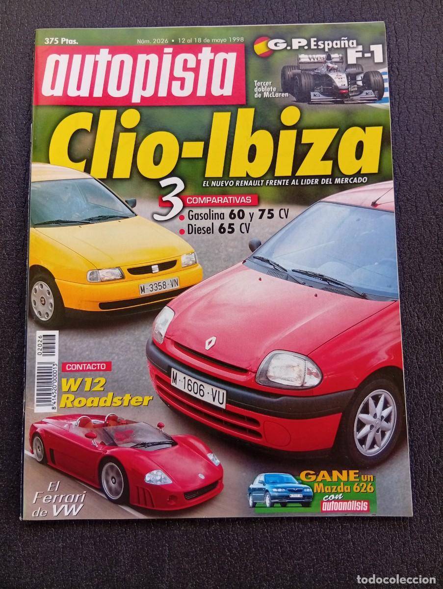 Coches: AUTOPISTA. N&ordm; 2026. A&Ntilde;O 1998. PRUEBA : VOLVO S40 1.8I. VOLKSWAGEN W12. NISSAN MICRA DIESEL..... LEER