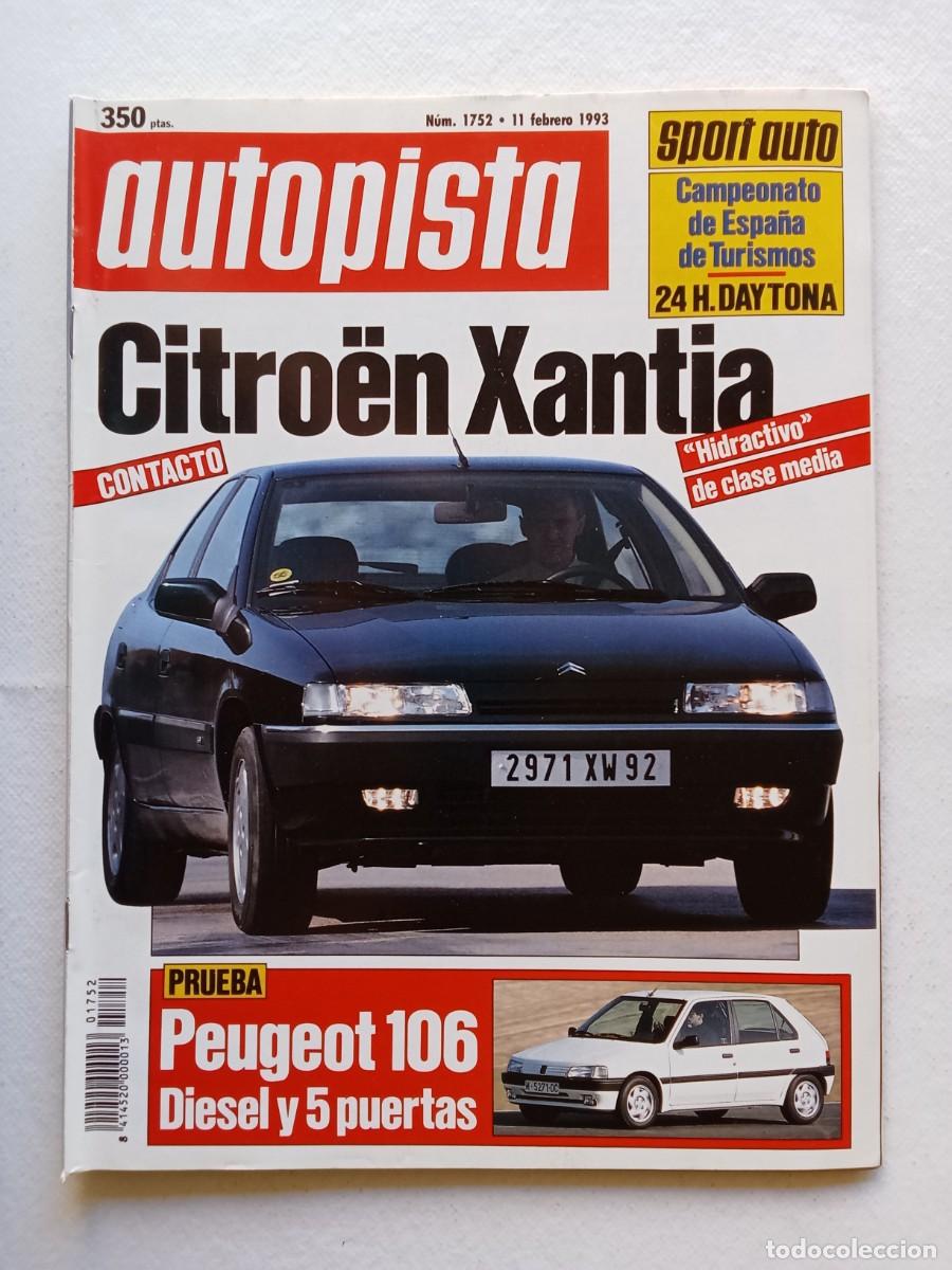 Coches: AUTOPISTA N&ordm; 1752 1993 CITROEN XANTIA PEUGEOT 106 DAYTONA SALON AMSTERDAM JEEP WRANGLER TOYOTA CAMRY