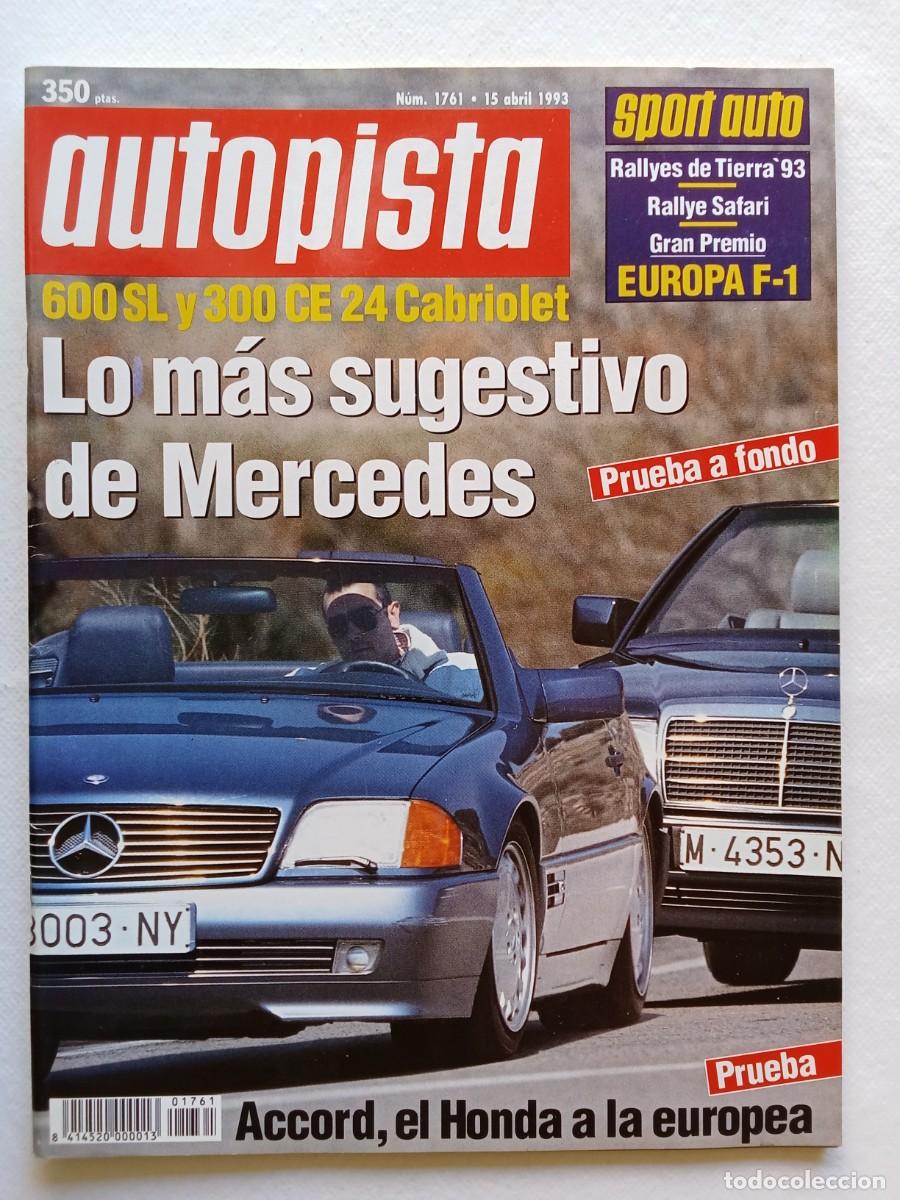 Coches: AUTOPISTA N&ordm; 1761 1993 MERCEDES ACCORD FORMULA 1 GP EUROPA RALLYES DE TIERRA