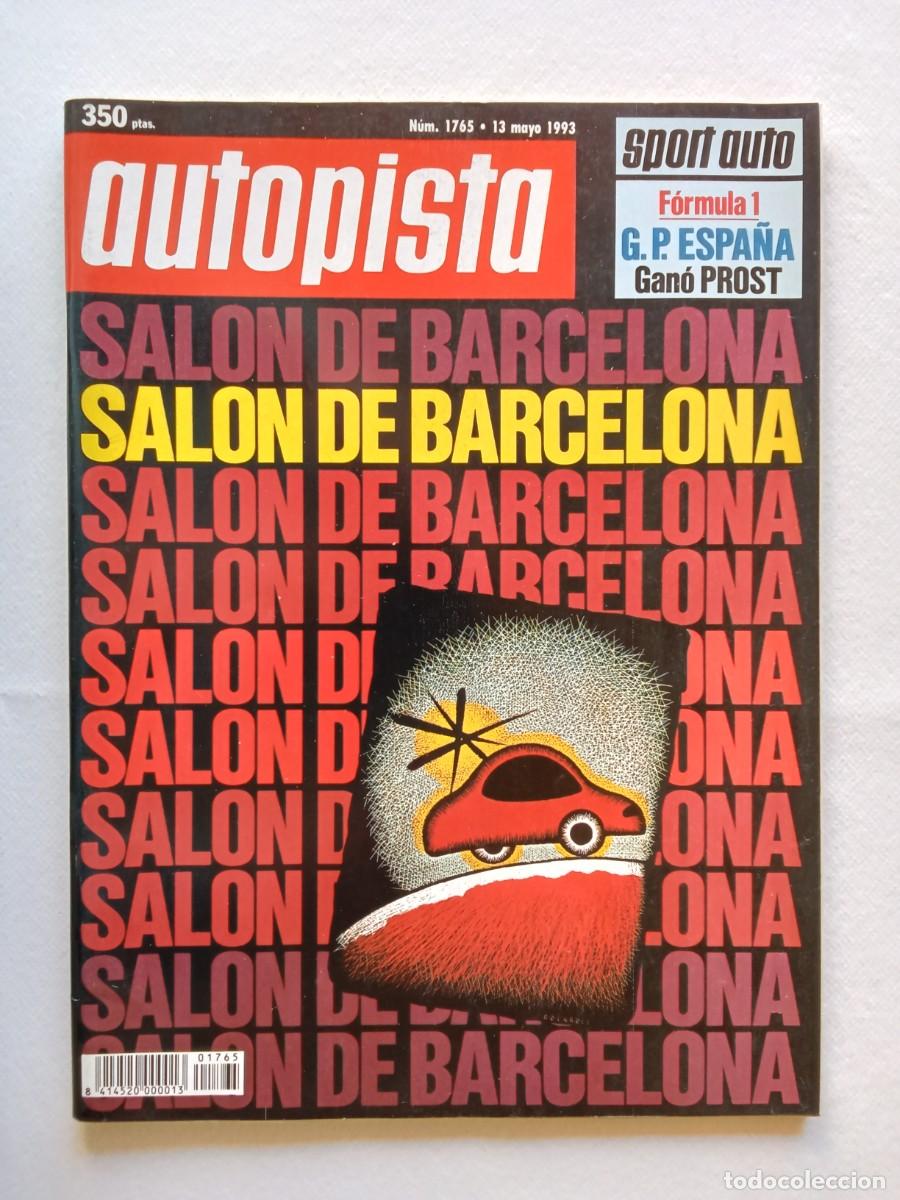 Coches: AUTOPISTA N&ordm; 1765 1993 SALON DE BARCELONA GP ESPA&Ntilde;A FORMULA 1 CARLOS SAINZ PROST MAZDA COUP&Eacute;