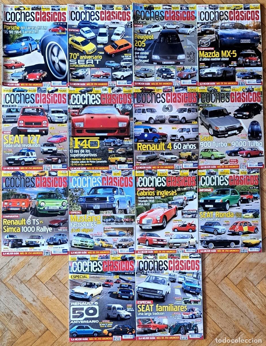 Coches: LOTE 14 REVISTAS COCHES CL&Aacute;SICOS. BUEN ESTADO, MUY CUIDADAS.