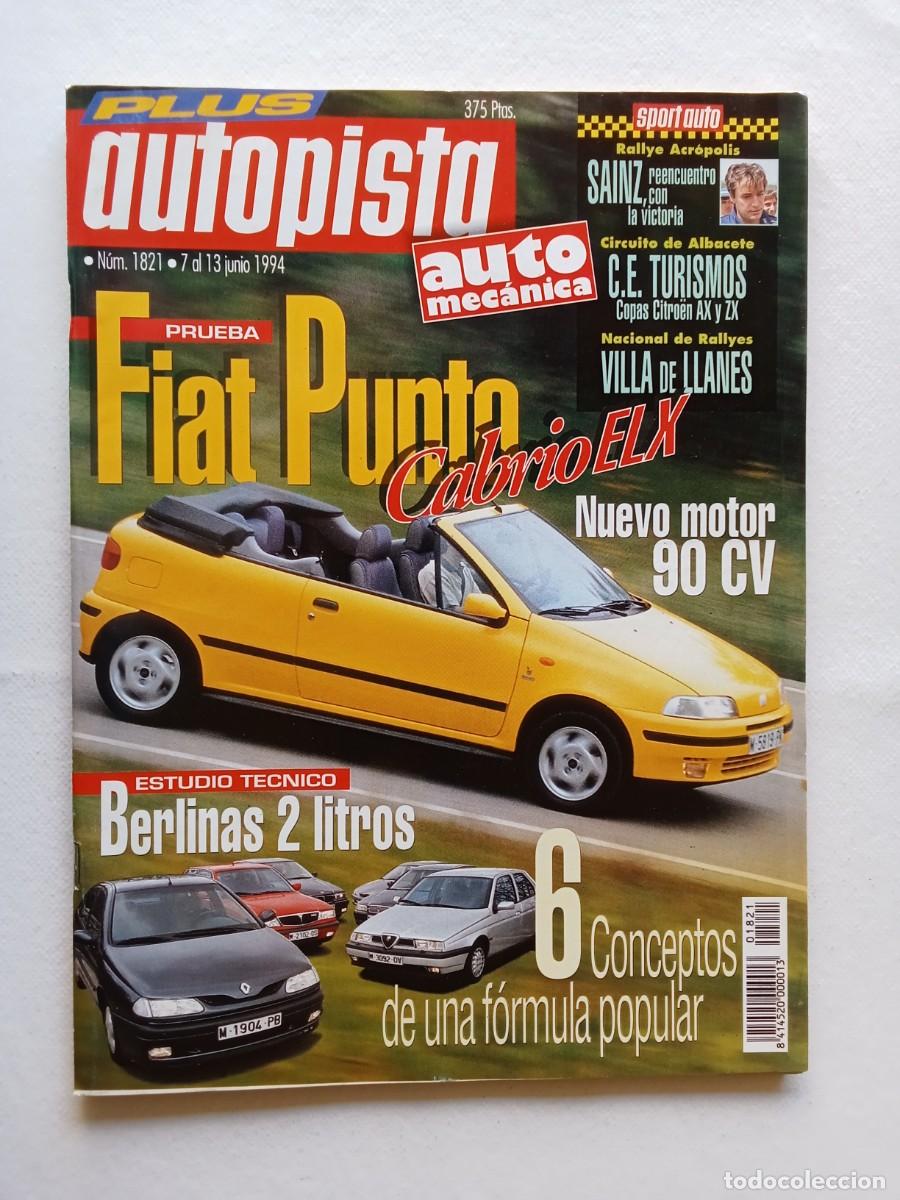 Coches: AUTOPISTA N&ordm; 1821 1994 CARLOS SAINZ FIAT PUNTO CABRIO RALLYE VILLA DE LLANES BERTONE RACER MAZDA XED