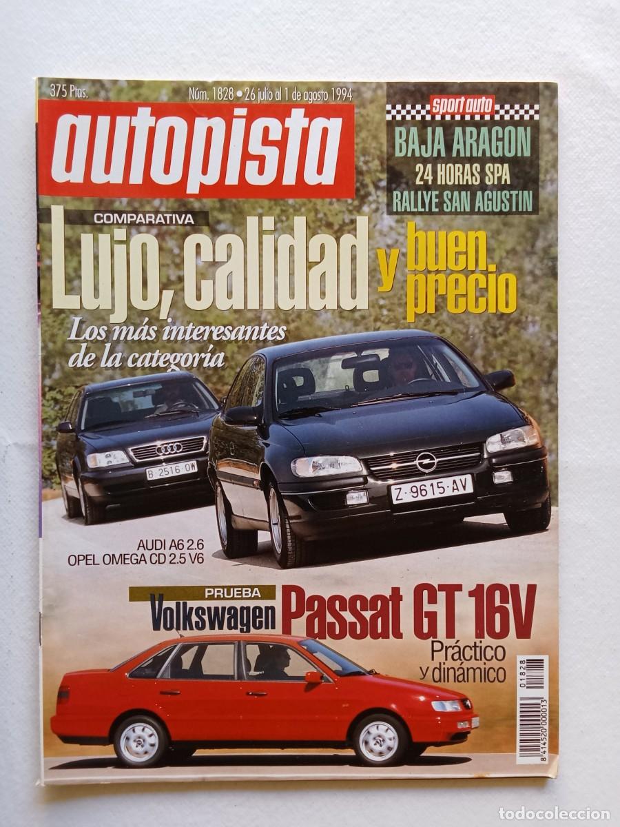 Coches: AUTOPISTA N&ordm; 1828 1994 VOLKSWAGEN PASSAT GT 16V VOLOVO 960 MAZDA 323 RALLYE NUEVA ZELANDA OPEL OMEGA