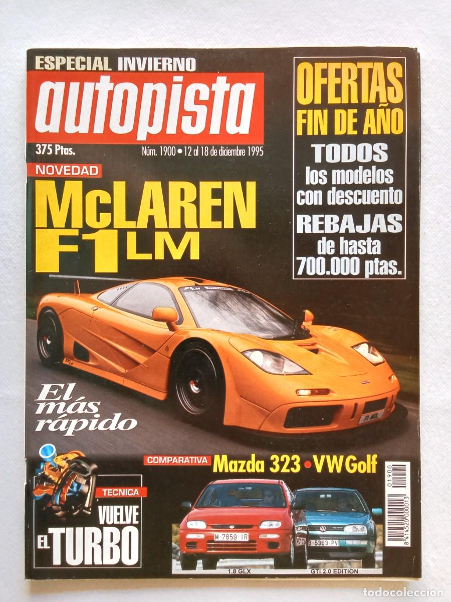 Coches: AUTOPISTA N&ordm; 1900 1995 McLAREN MAZDA 323 GOLF ROVER SERIE 200 SAAB 9000 VOLVO F4 SUZUKI VITARA DIESE