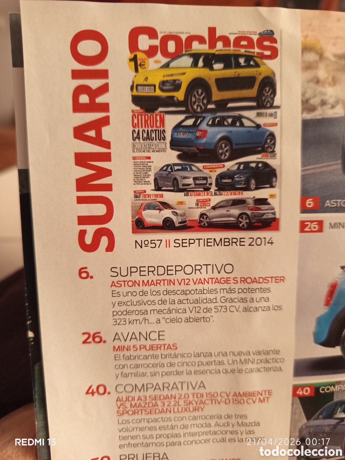 Coches: Revista COCHES N&uacute;m 57, sept 2014 - Foto 2