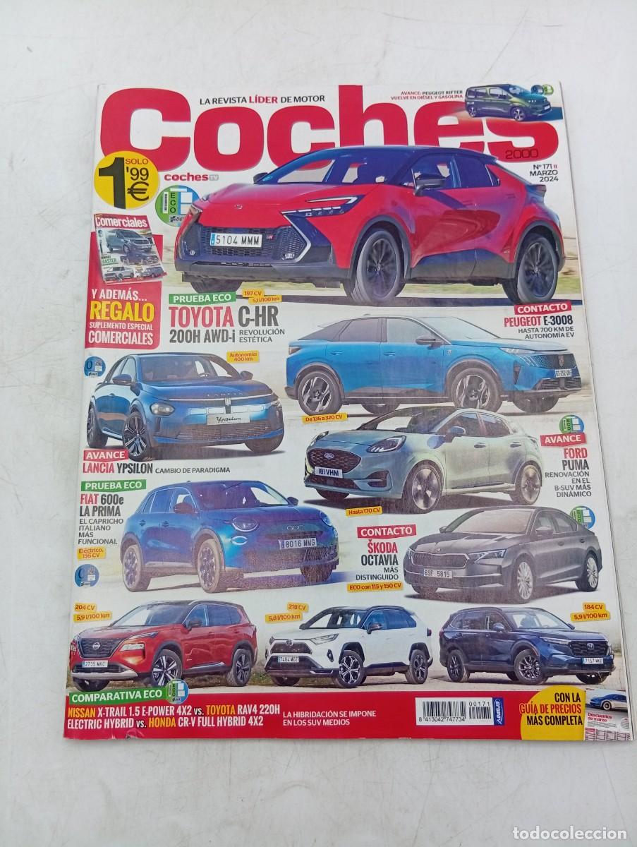 Coches: COCHES 2000. N&ordm; 171. A&Ntilde;O 2024. PRUEBA : FIAT 600 E LA PRIMA. PEUGEOT E-3008. FORD PUMA...... LEER.