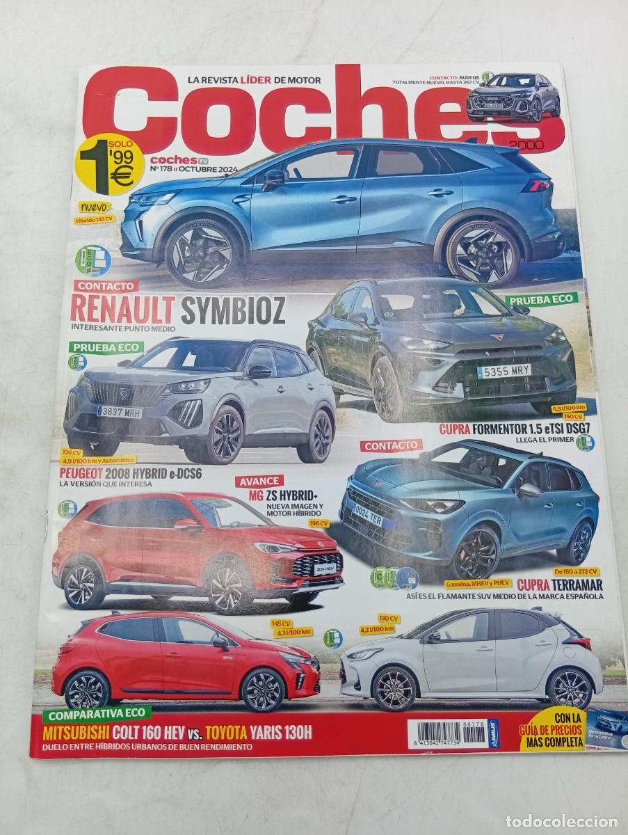 Coches: COCHES 2000. N&ordm; 179. A&Ntilde;O 2024. PRUEBA : CUPRA FORMENTOR 1.5. PEUGEOT 2008 HYBRID. MG ZS ... LEER.