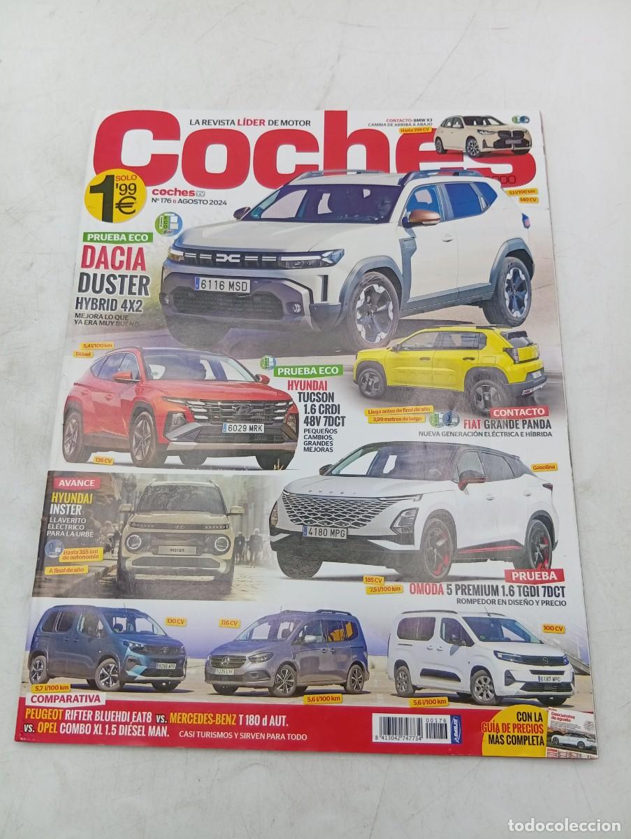 Coches: COCHES 2000. N&ordm; 177. A&Ntilde;O 2024. PRUEBA : HYUNDAI TUCSON 1.6. FIAT GRANDE PANDA. MERCEDES BENZ.. LEER.