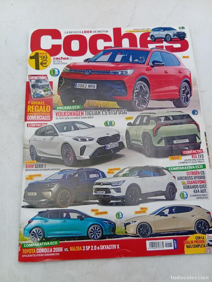 Coches: COCHES 2000. N&ordm; 175. A&Ntilde;O 2024. PRUEBA : VOLKSWAGEN TIGUAN 1.5. KIA EV3. CITRO&Euml;N C5 AIRCROSS.. LEER.