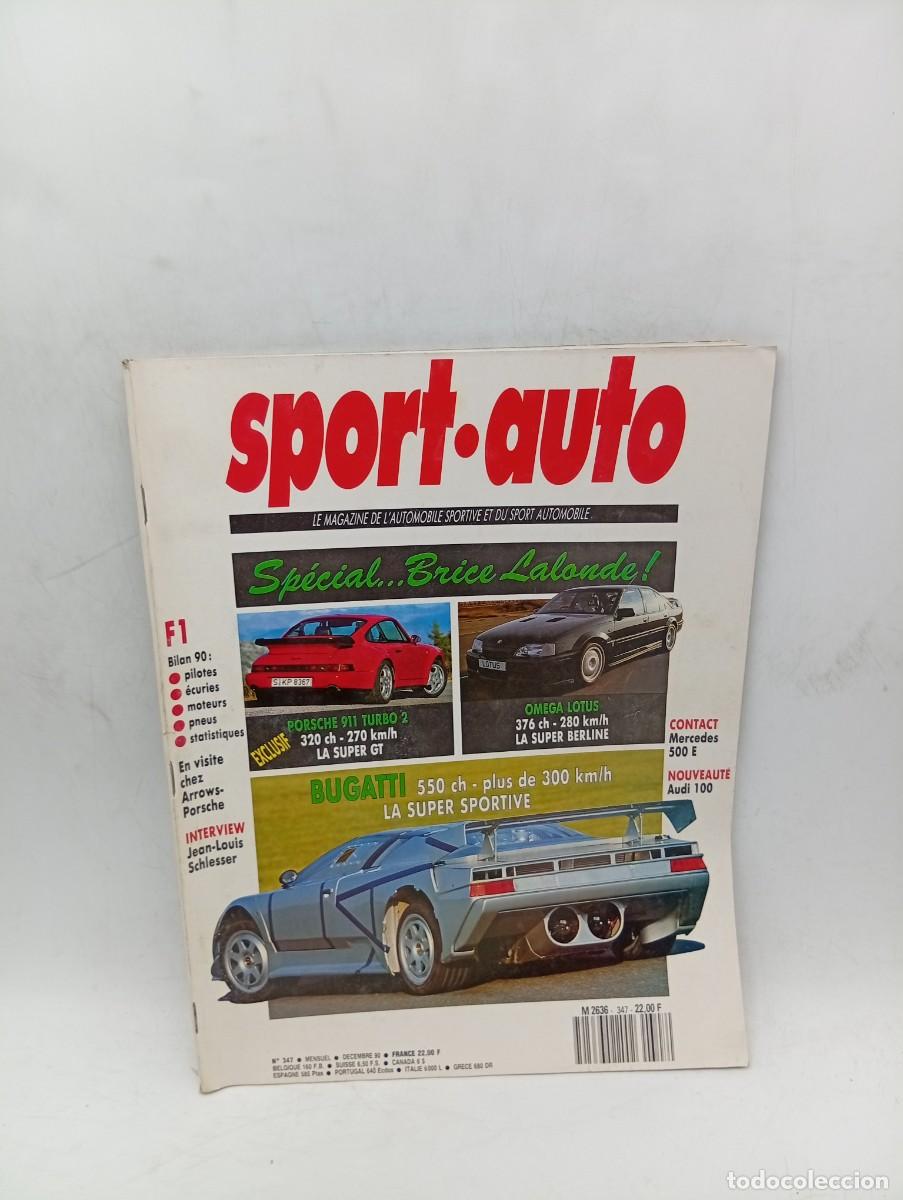 Coches: SPORT AUTO. N&ordm; 347. A&Ntilde;O 1991. MERCEDES 500 E. BIGATTI 550. OMEGA LOTUS. AUDI 100. VW POLO ..... LEER