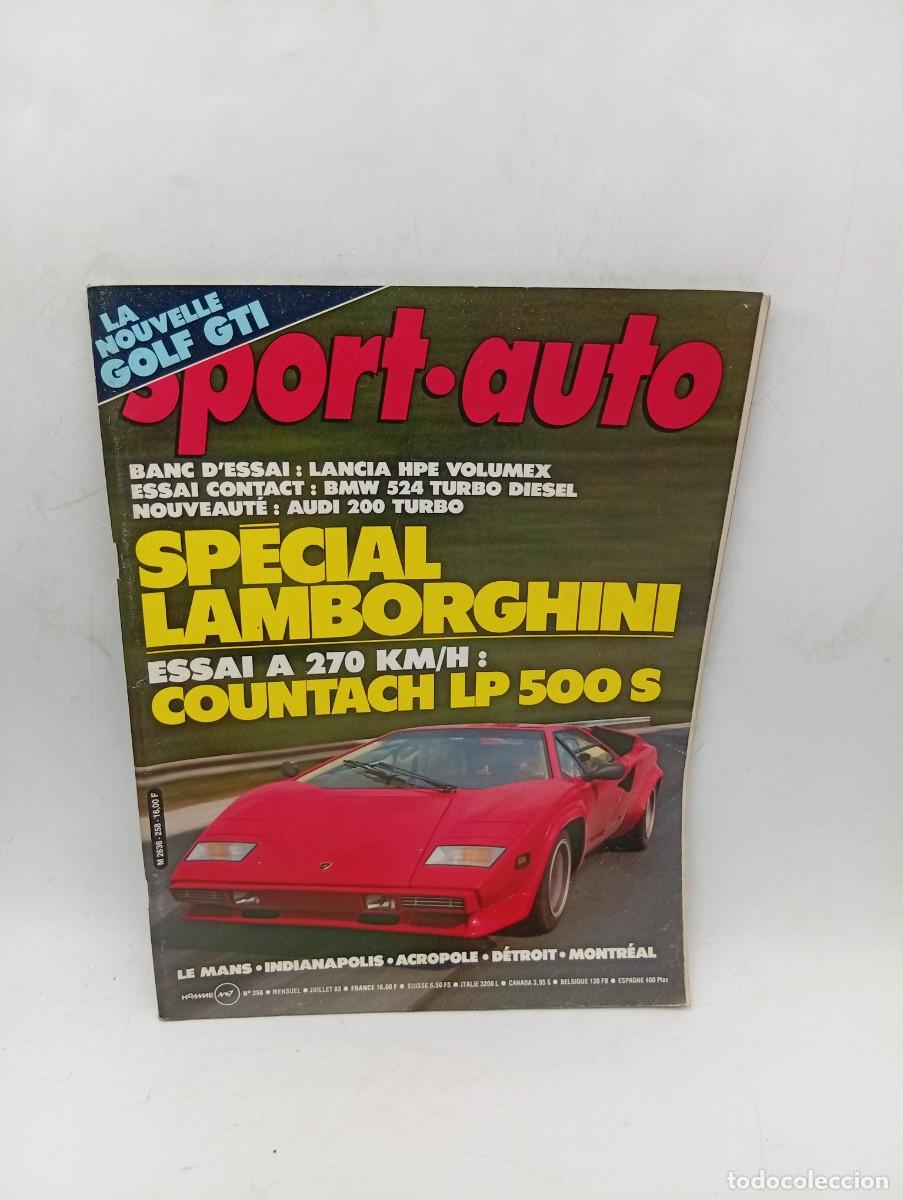 Coches: SPORT AUTO. N&ordm; 25A&Ntilde;O 1983. SPECIAL LAMBORGHINI. AUDI 200 TURBO. BMW 524 TURBO DIESEL. LANCIA... LEER