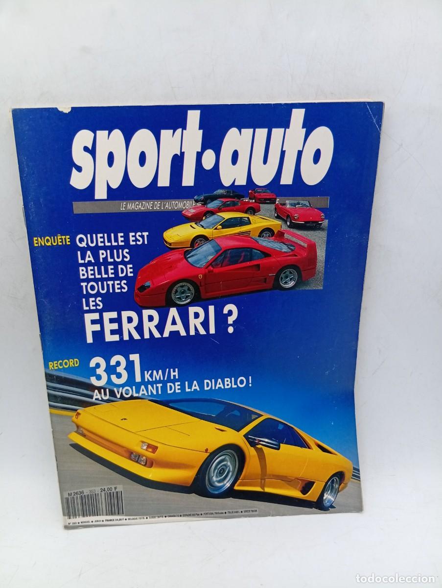 Coches: SPORT AUTO. N&ordm; 353. A&Ntilde;O 1991. LAMBORGHINI DIABLO. MAZDA MX-3. VW PASSAT VR6. FERRARI T.... LEER