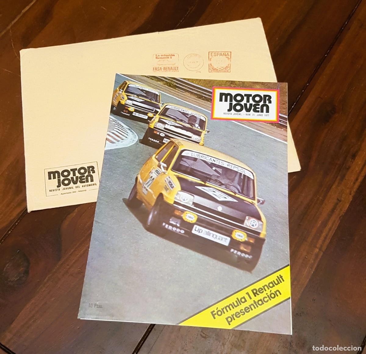 Coches: MOTOR JOVEN N&ordm;21 JUNIO 1977 LOS NUEVOS RENAULT COPA TURBO