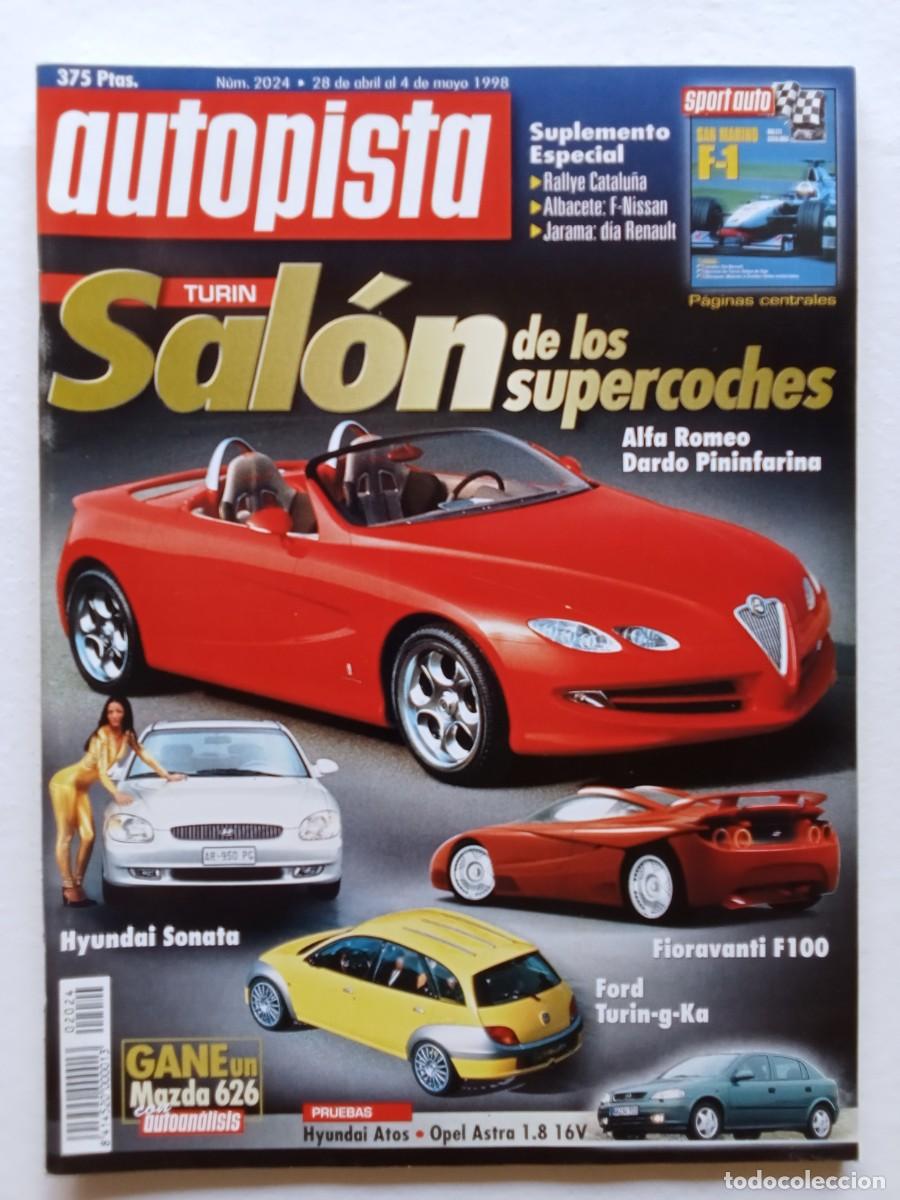 Coches: AUTOPISTA N&ordm; 2024 1998 CARLOS SAINZ MITSUBISHI LANCER EVOLUTION V FIAT PALIO VOLKSWAGEN RALLYES TIER