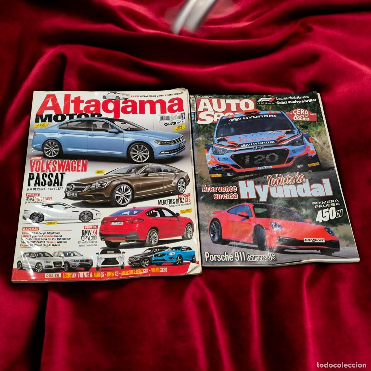 Cars: Lote Revistas Motor Altagama Y Auto Sport &ndash; Volkswagen Passat Porsche 911 Hyundai