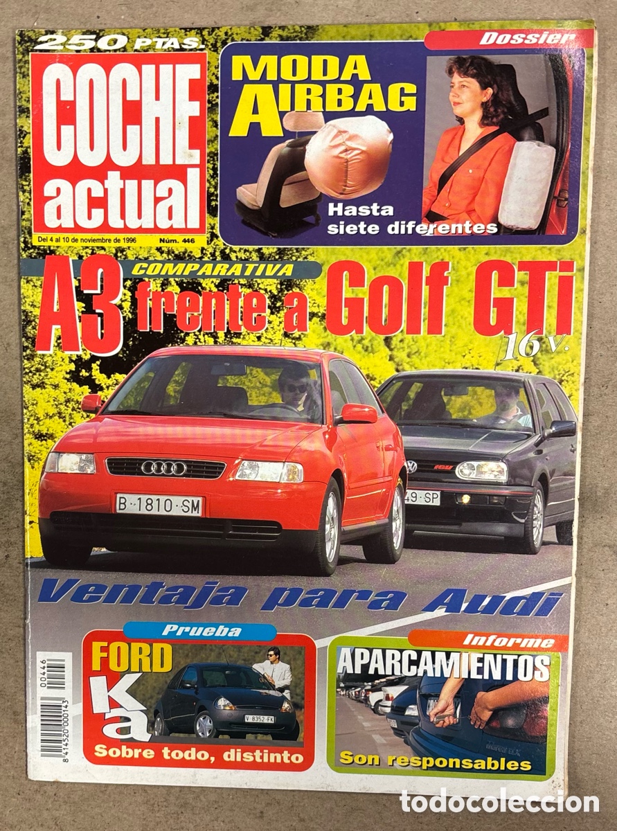 Coches: COCHE ACTUAL N&deg; 446 (1996). AUDI A3 Vs VOLKSWAGEN GTI 16V, FORD KA, CHRYSLER VOYAGER 2.0,&hellip;