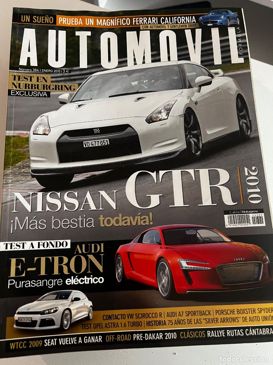 Coches: AUTOMOVIL. N&deg;384. ENERO 2010. NISSAN GTR MAS BESTIA TODAVIA. AUDI E-TRON. LEER.