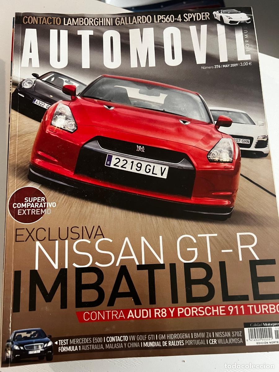 Coches: AUTOMOVIL. N&deg;376. MAYO 2009. NISSAN GT-R, IMBATIBLE. AUDI R8 Y PORSCHE 911 TURBO