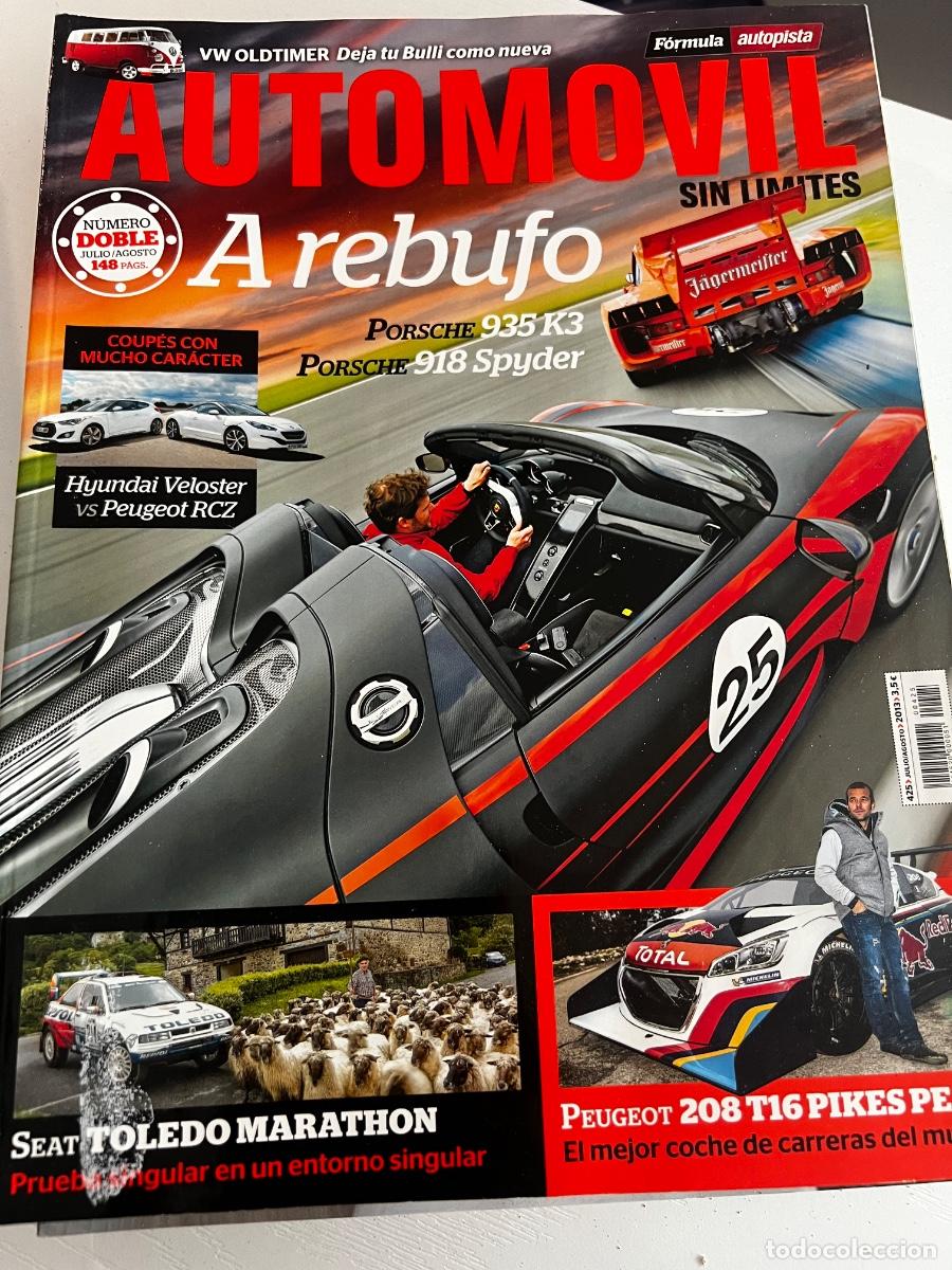Coches: AUTOMOVIL. N&ordm; 425. A&Ntilde;O 2013. PORSCHE 935 K3. PORSCHE 918 SPYDER. HYUNDAI VELOSTER. LEER