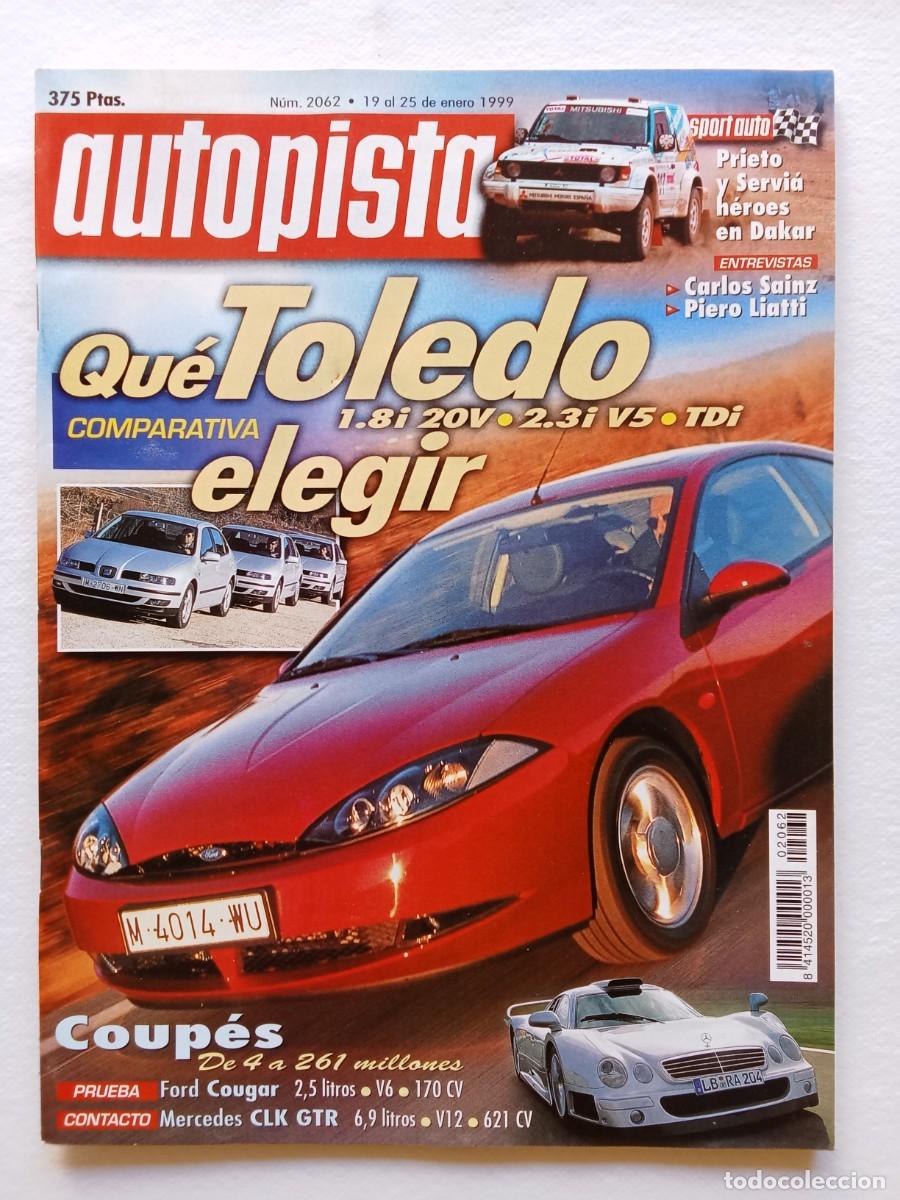 Coches: AUTOPISTA N&ordm; 2062 1999 CARLOS SAINZ PIERO LIATTI COUP&Eacute;S FORD COUGAR MERCEDES CLK SEAT TOLEDO