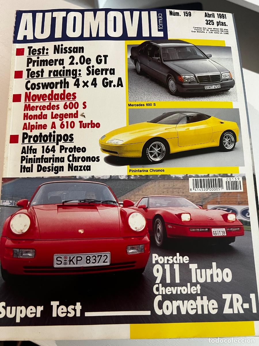 Coches: AUTOM&Oacute;VIL. N&deg; 159. ABRIL 1991. TEST NISSAN. MERCEDES 600 S. ALFA 164 PROTEO.