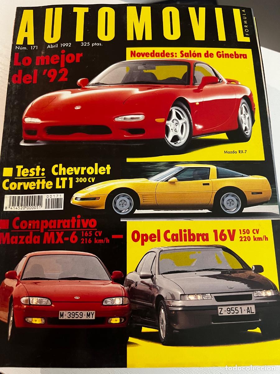 Coches: AUTOMOVIL. N&ordm; 171. ABRIL 1992. LO MEJOR DEL 92. SAL&Oacute;N DE GINEBRA. CHEVROLET CORVETTE LT1.
