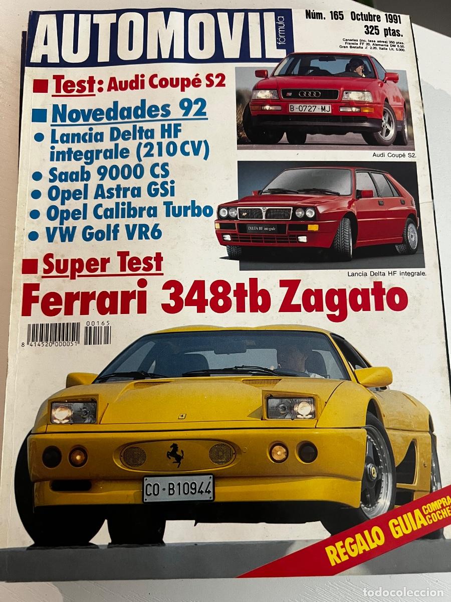 Coches: AUTOM&Oacute;VIL. N&deg; 165. OCTUBRE 1991. AUDI COUP&Eacute;. LANCIA DELTA HF INTEGRALE 210 CV. VW GOLF VR6.... LEER.
