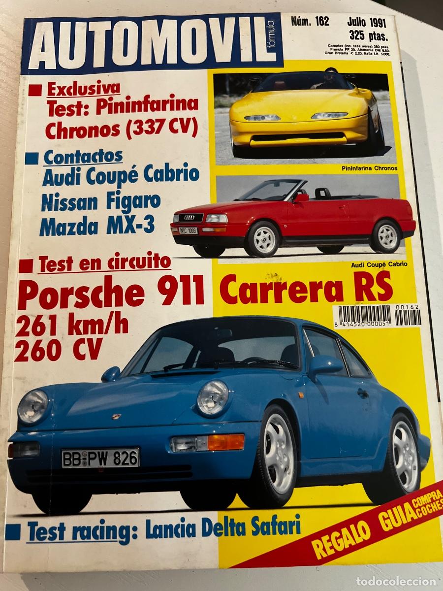 Coches: AUTOM&Oacute;VIL. N&deg; 162. JULIO 1991. PININFARINA CHRONOS 337 CV. NISSAN FIGARO.... LEER.