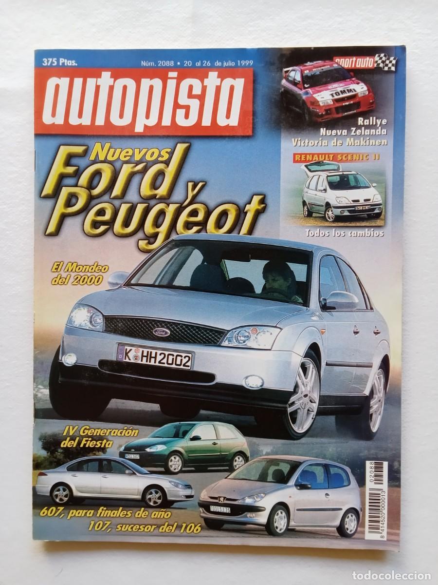 Coches: AUTOPISTA N&ordm; 2088 1999 FORD MONDEO FIESTA PEUGEOT 607 107 MAKINEN RALLYE NUEVA ZELANDA TOYOTA AVENSI
