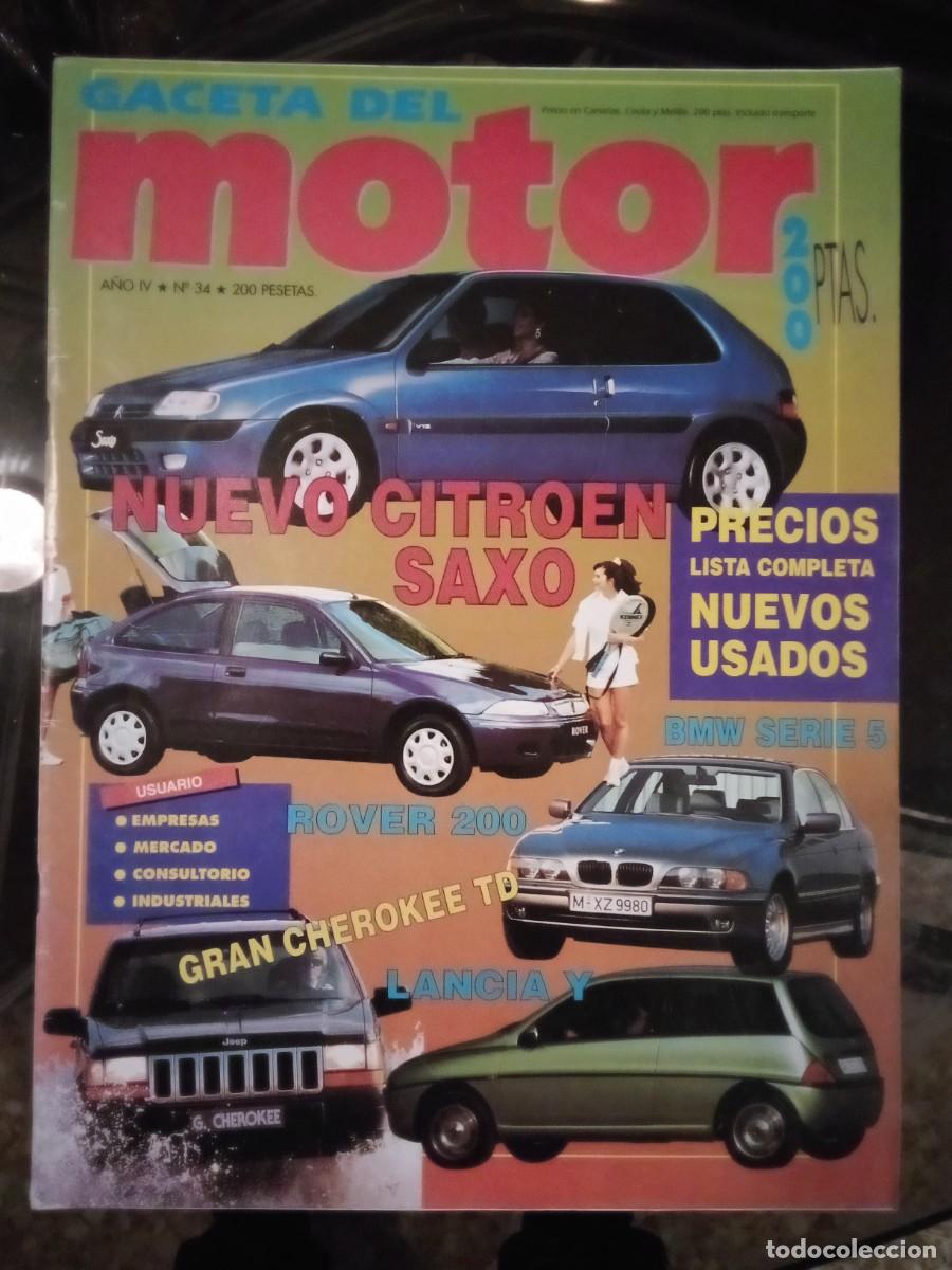 Cars: GACETA DEL MOTOR, A&Ntilde;O IV, NUMERO 34