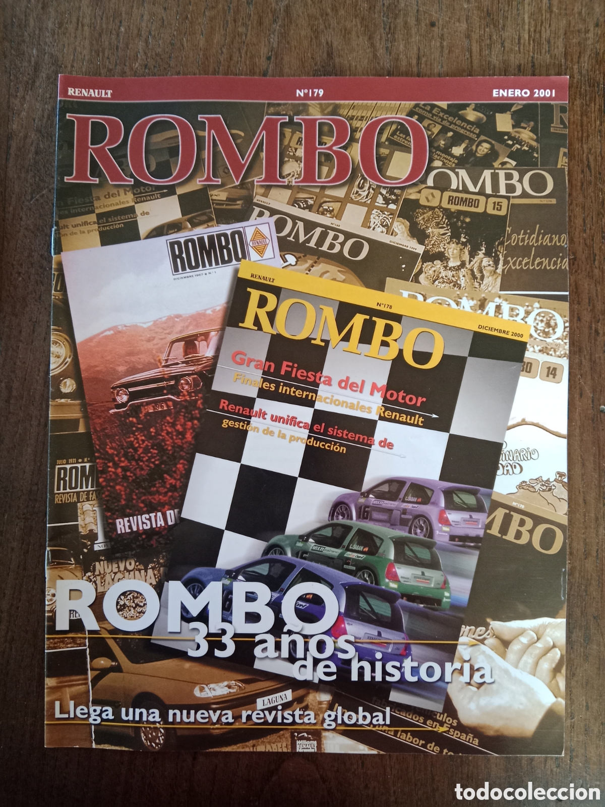 Coches: Revista rombo n. 179 de 2001 autom&oacute;vil Renault