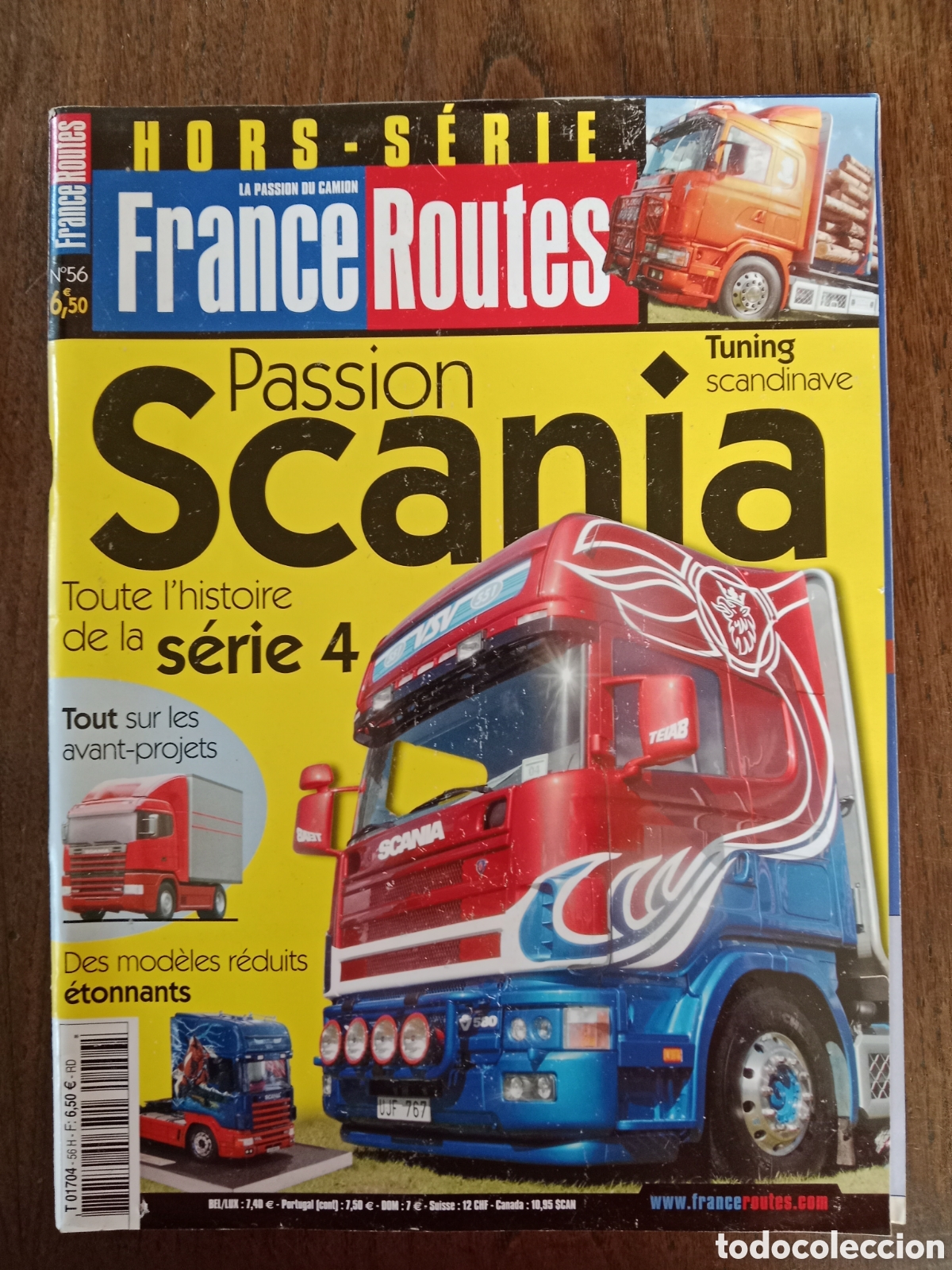 Coches: Revista france routes n. 56 de 2004 cami&oacute;n Scania