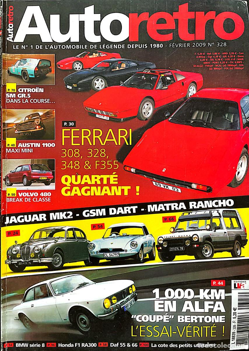 Coches: AUTORETRO. TALBOT MATRA RANCHO. FERRARI. JAGUAR