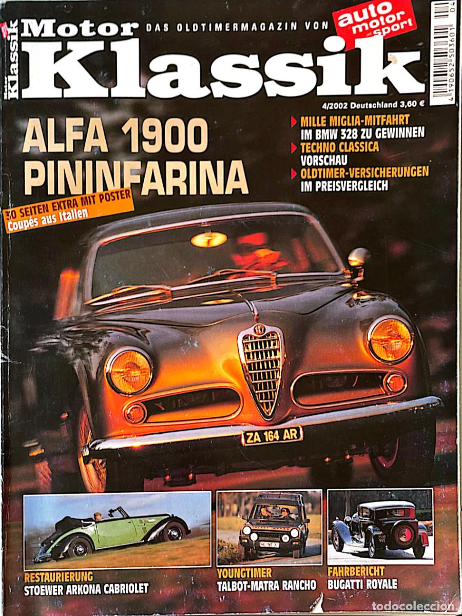 Coches: MOTOR KLASSIK. TALBOT MATRA RANCHO. BUGATTI. ALFA ROMEO