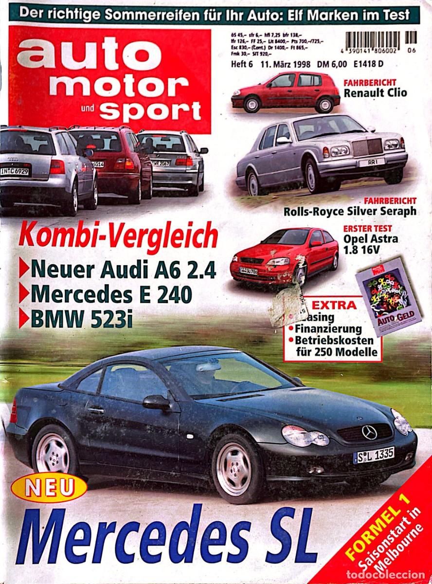Coches: AUTO MOTOR UND SPORT. MERCEDES. AUDI. BMW