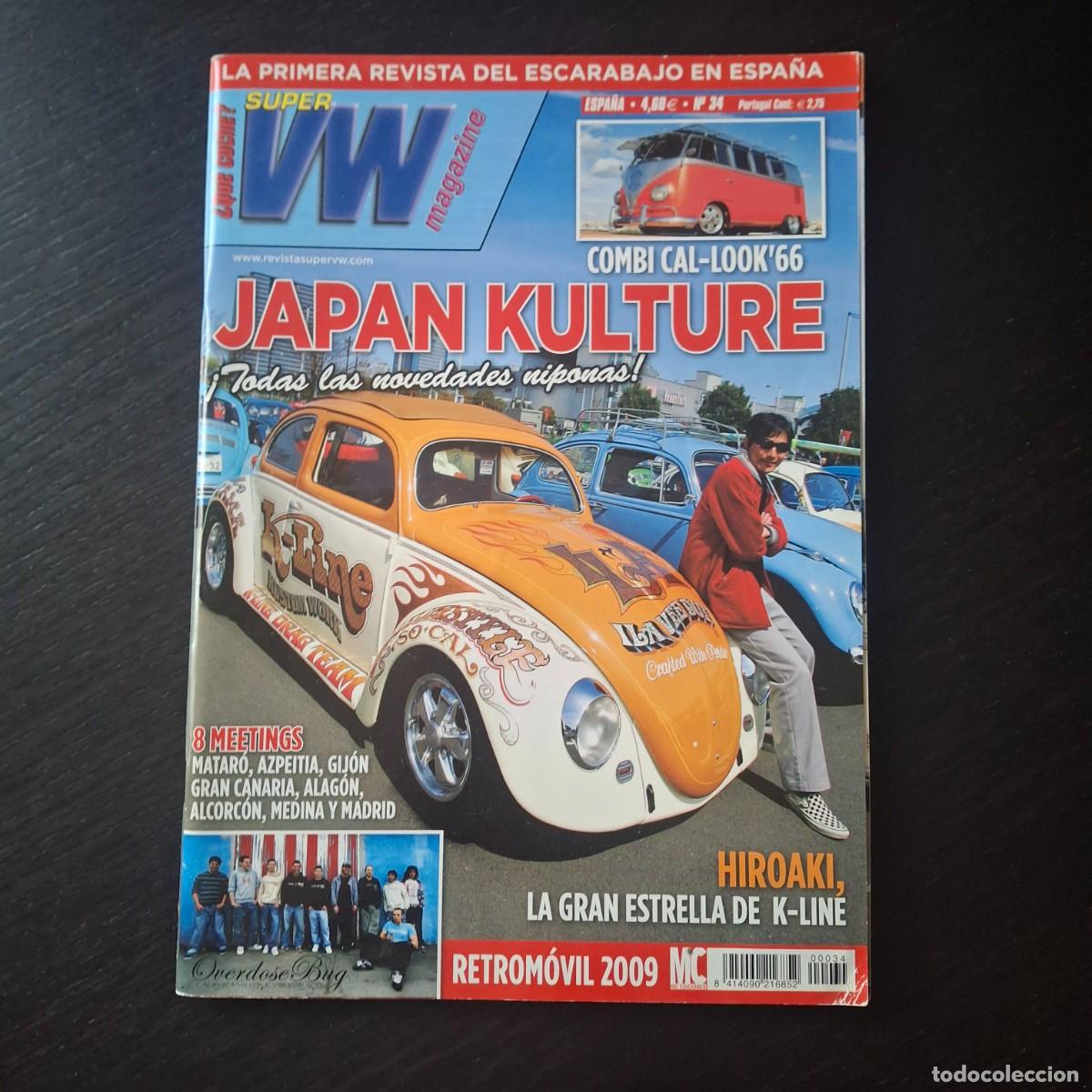 Coches: SUPER VW MAGAZINE N&ordm; 34 - VOLKSWAGEN COMBI BUGGY EMPI IMP SPLIT JAPAN OVAL T2 CAMPER POSTER