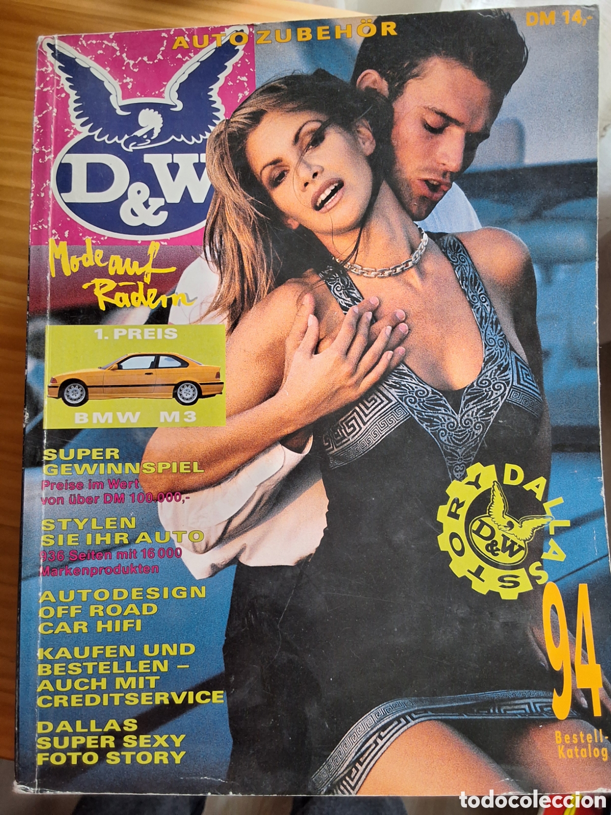 Coches: D & W auto cat&aacute;logo accesorios revista alemana a&ntilde;o 94 incluye traducci&oacute;n