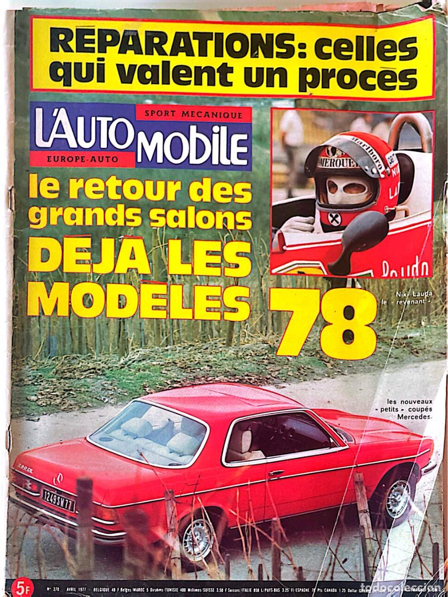 Coches: L&acute;AUTOMOBILE. PORSCHE 928. LANCIA GAMMA